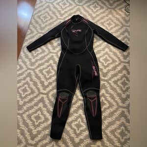 BARE Womens 3/2 mm Wetsuit Size 14